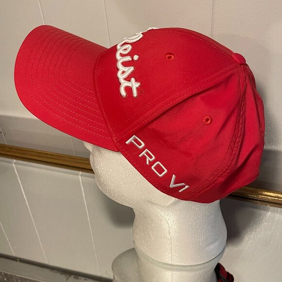 Titleist Red Golf hat Adjustable - Picture 3 of 5